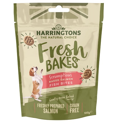 Harringtons GF Salmon Bites Treats8x100g