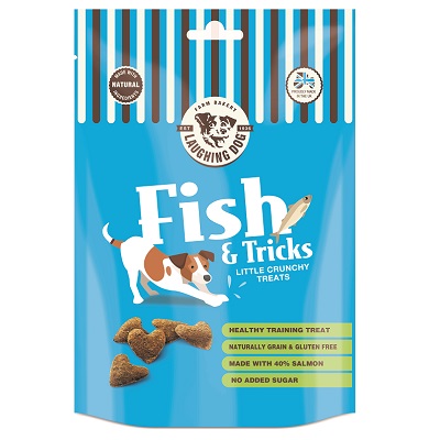 Laughing Dog Grn Free Fish&Tricks 5x125g