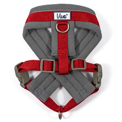 Ancol Viva Pad Harness Red 32-42cm