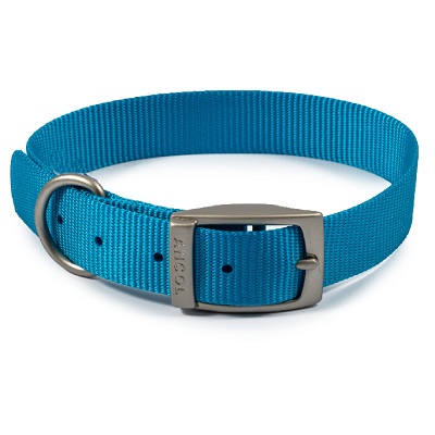 Ancol Viva Buckle Col Blue 28-36cm