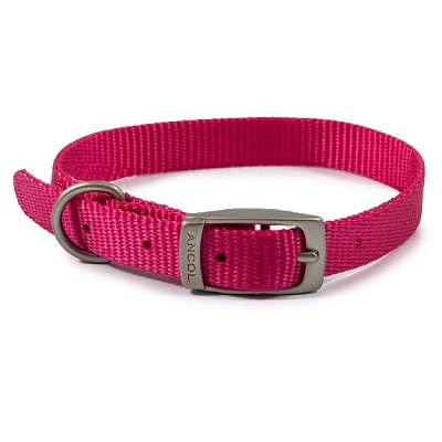 Ancol Viva Buckle Col Pink 26-31cm