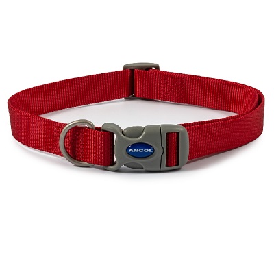 Ancol Viva Quick Fit Collar Red 45-70cm