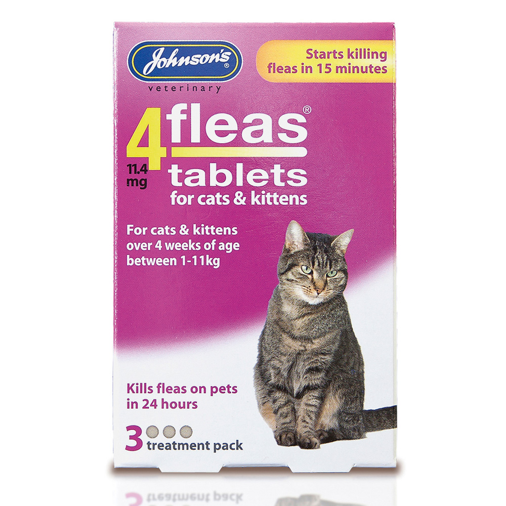 JVP Cat Kit 4Fleas 11.4mg 3Tab x6