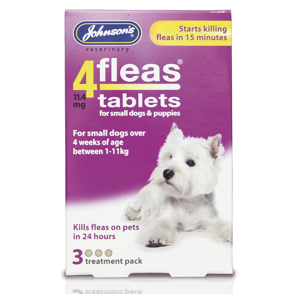 JVP 4Fleas Tabs Dog 1-11kg 3×6