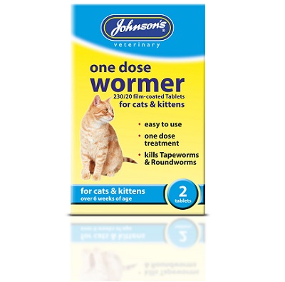 JVP Cat Kit One Dose Wormer 2tab x6