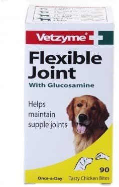 Vetzyme Flex Joint Glucose Tabs Dog 3×90