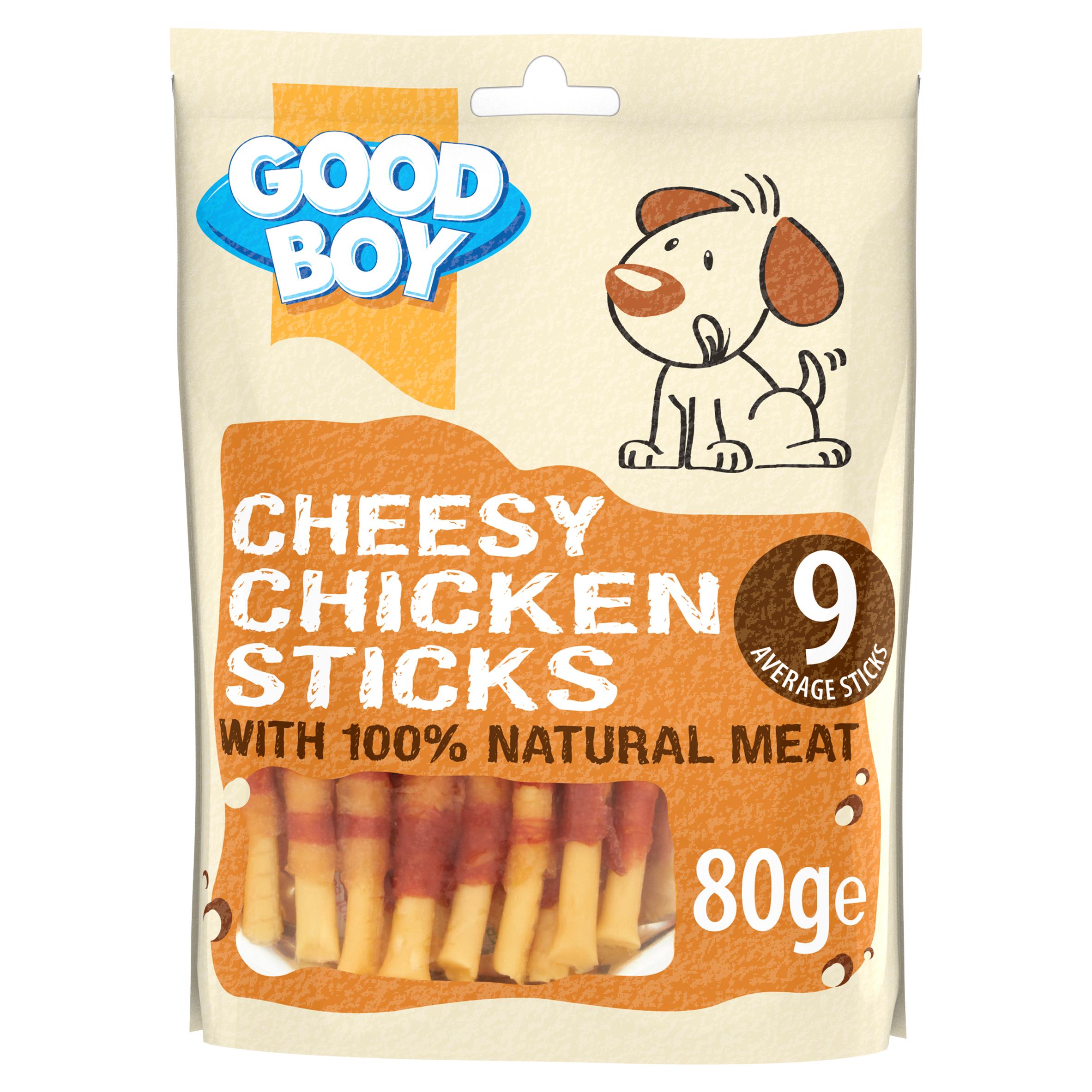 Good Boy Chicken Cheese Sticks 10x80g