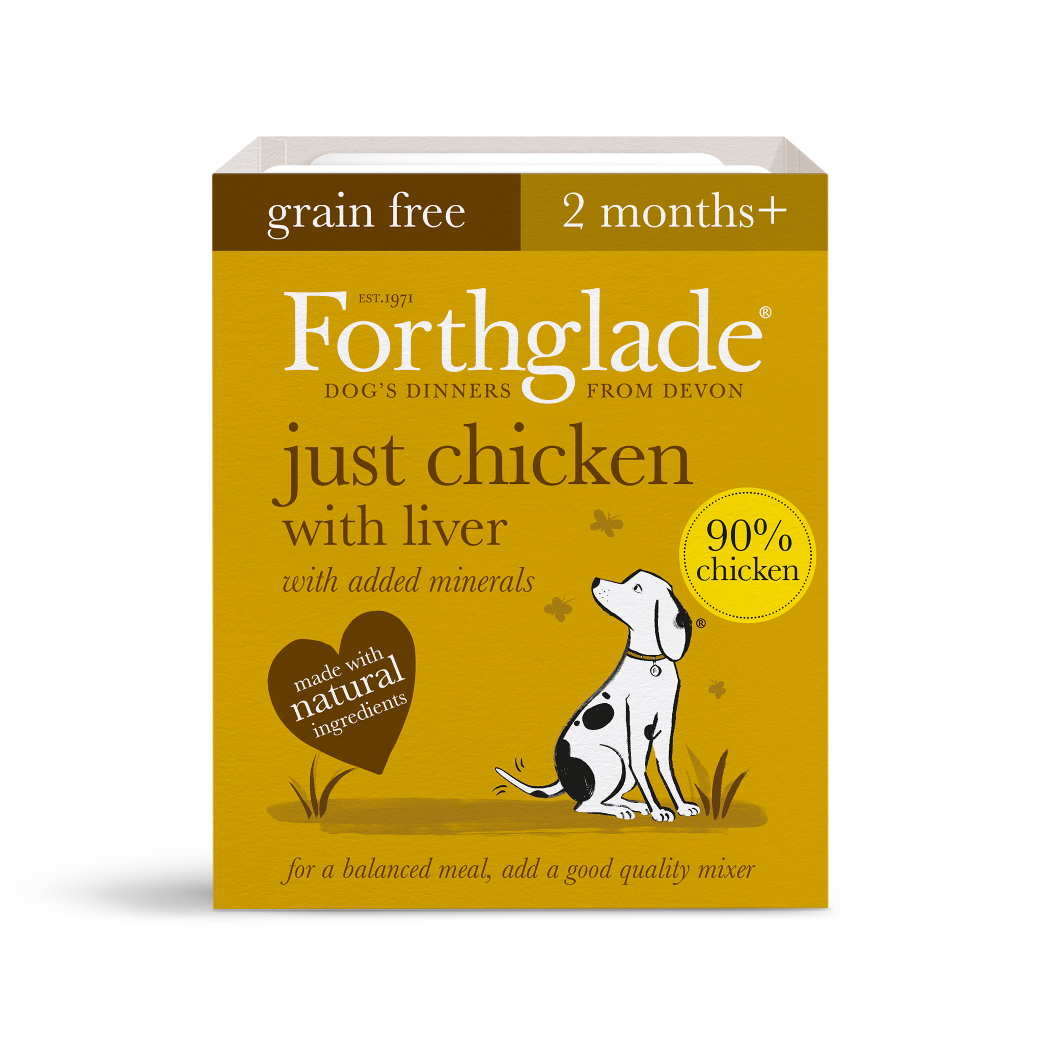 Forthglade Adlt Just GF Chck&Liv 18x395g