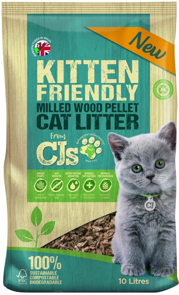 CJs Kitten Friendly Litter Pellets