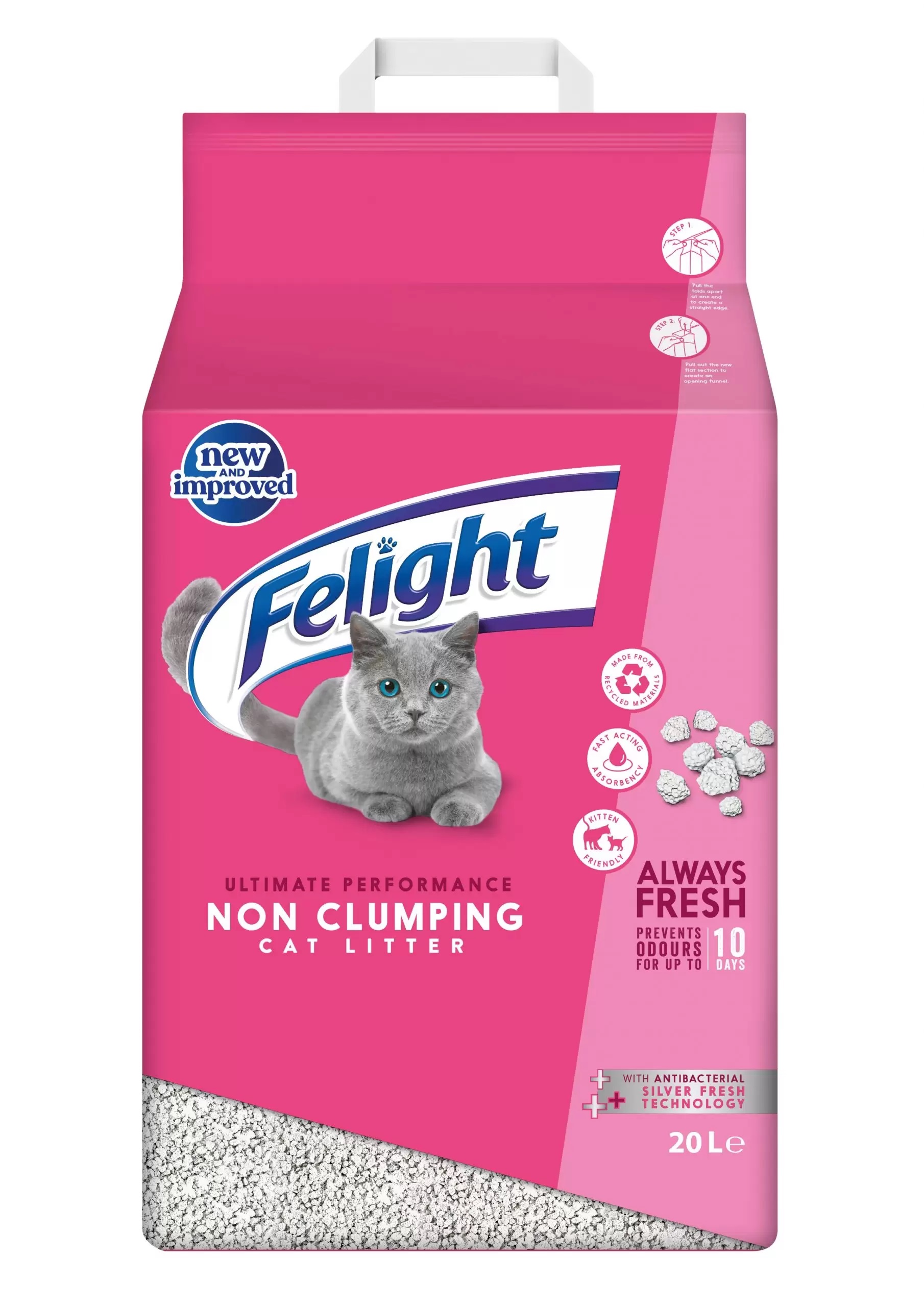 BM Felight AntiBac Non Clump Litter