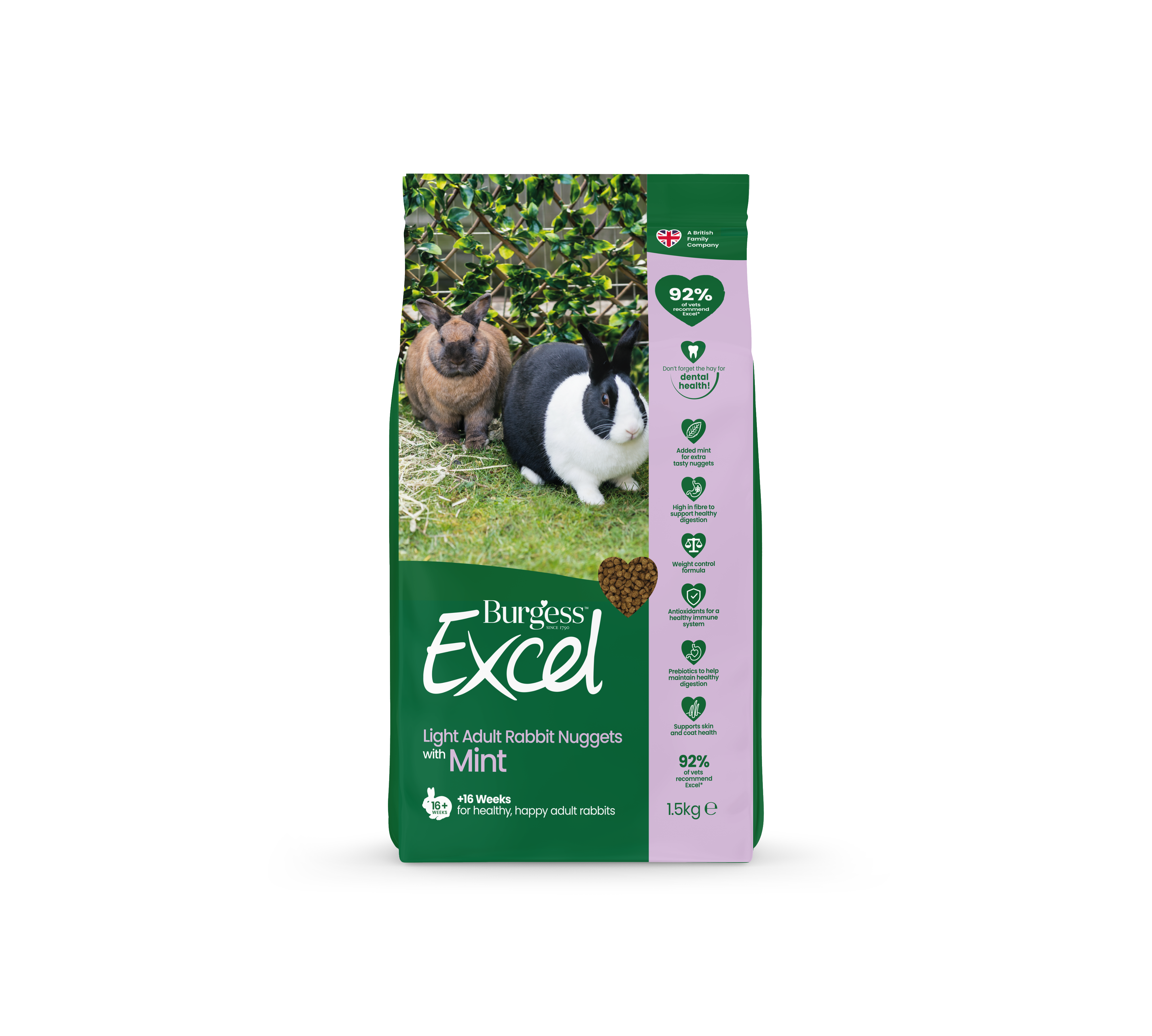 Burgess Excel Rabbit Light 4×1.5kg