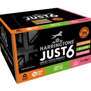 Harringtons Dog Just 6 Wet Mix 16x380g