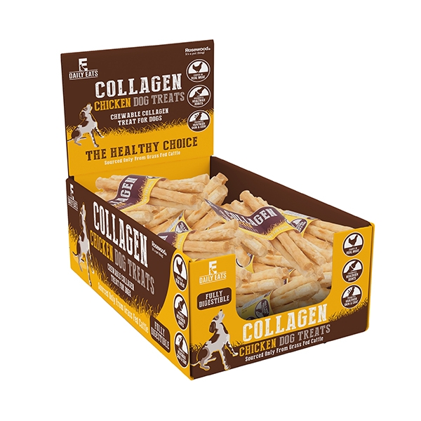 Daily Eats Collagen Ch Mini Rolls 40x35g