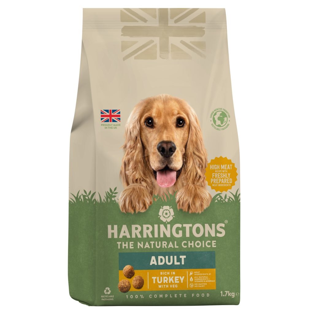 Harringtons Dog Turkey & Veg 4×1.7kg