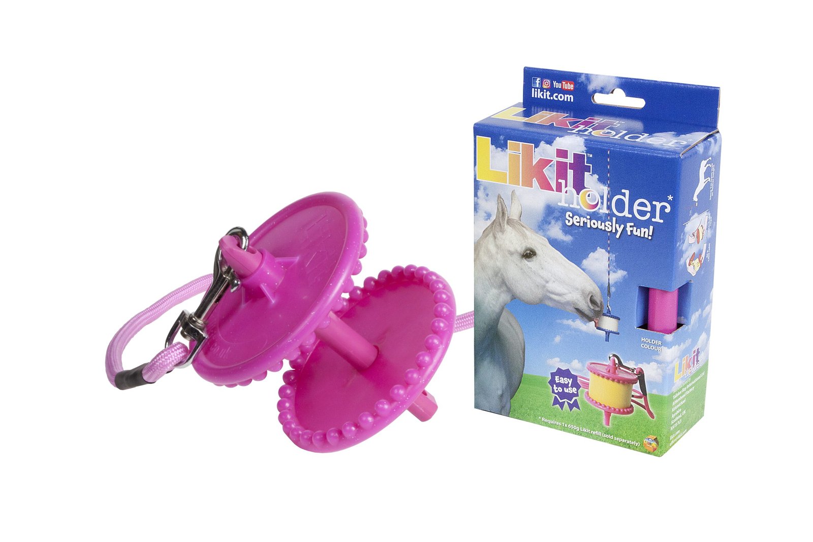 Likit Holder Pink Glitter
