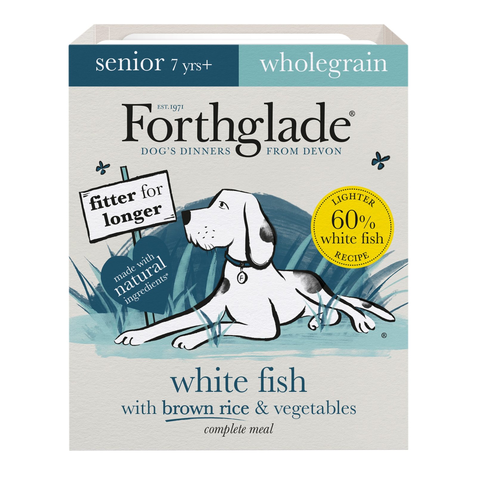 Forthglade Senior Comp WG WhtFsh 18x395g