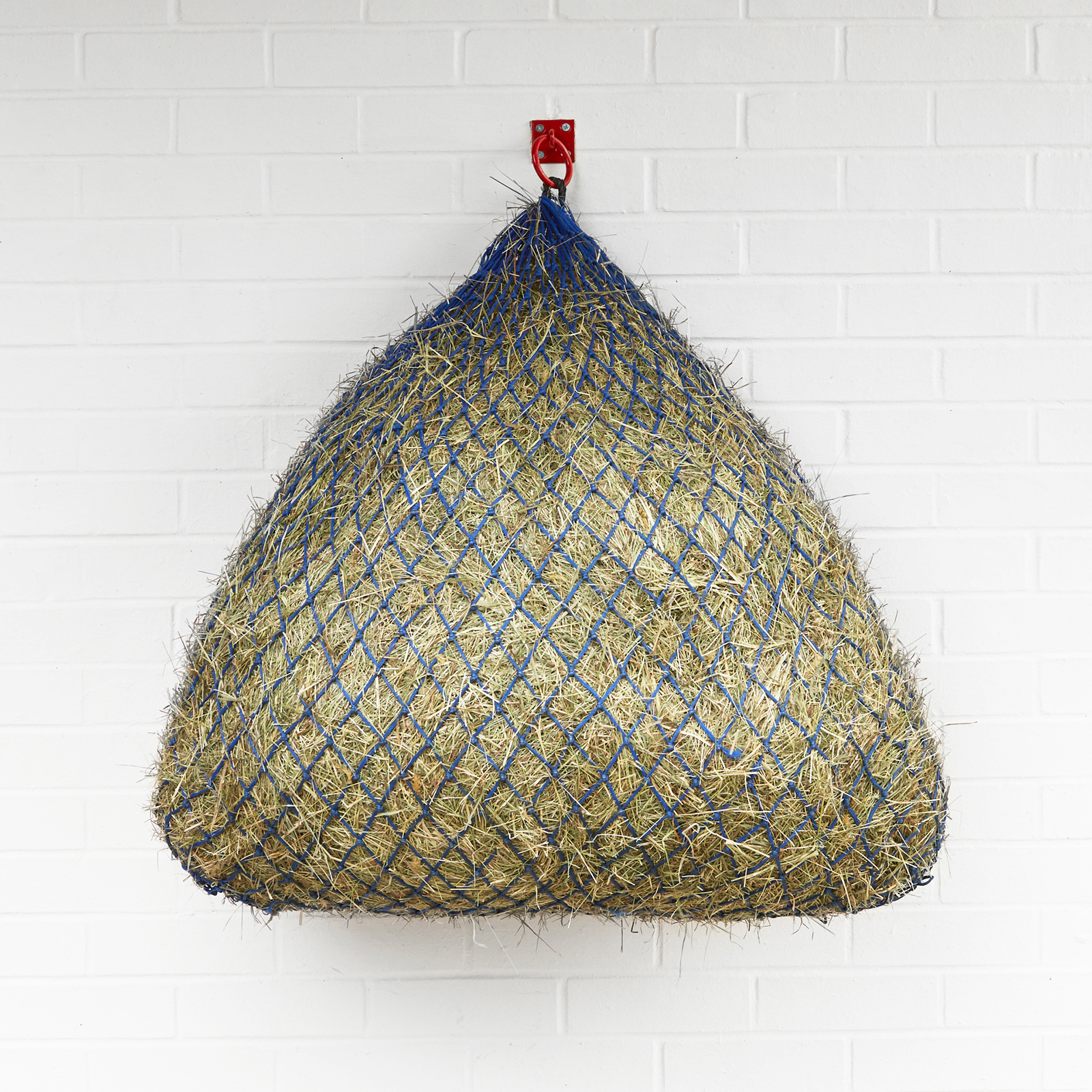 Square Bottom Slow Feeder Hay Net A/Navy