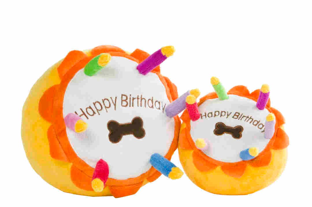 HOP Happy Birthday Cake Dog Toy