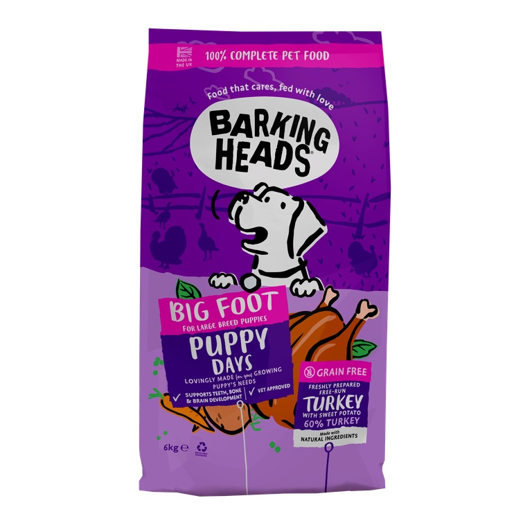 Barking Head Big Foot Puppy Turkey