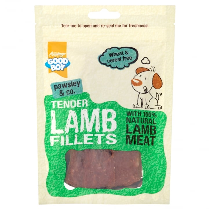 Good Boy Tender Lamb Fillets 10x80g