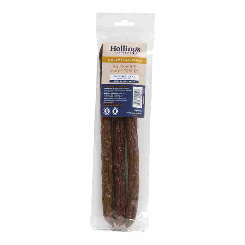 Hollings Sausage Venison D/B 12x3pk