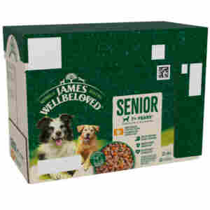JW Dog Senior Turkey Grvy Pch 4x12x90g