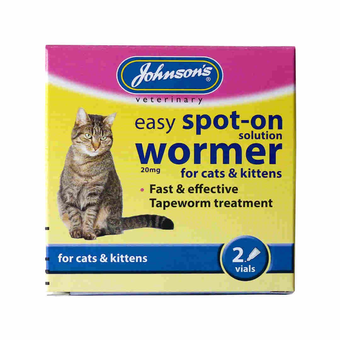 JVP Cat Kit Spot-On Wormer 2pip x6