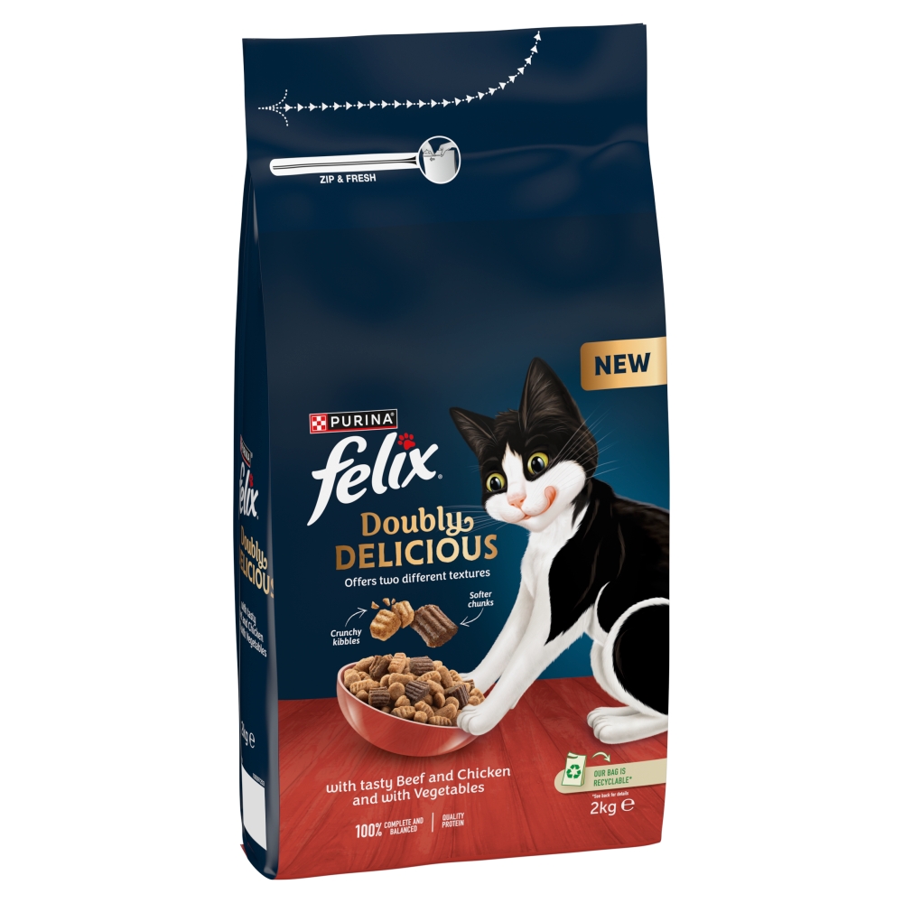 Felix Dry Adult Dbl Delicious Beef Chick