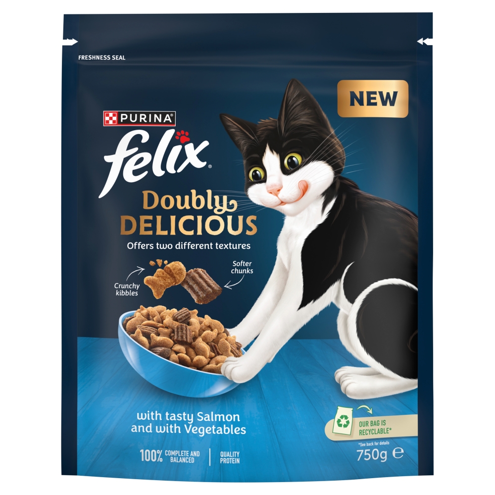 Felix Dry Adult Dbl Delicious Slm 4x750g