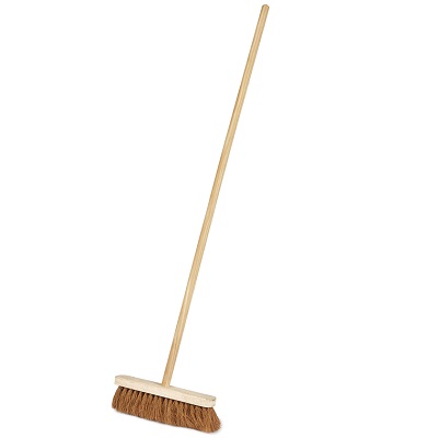 Soft Natural Coco Broom Head 12″