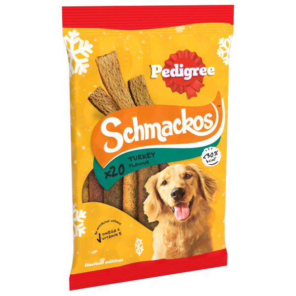 Pedigree Xmas Schmackos Turkey 20stkx9