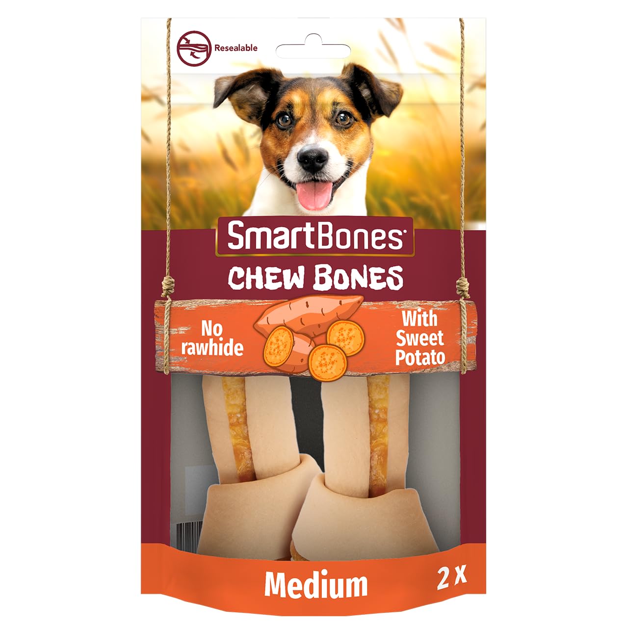 SmartBones Sweet Potato Medium 2pc x 8