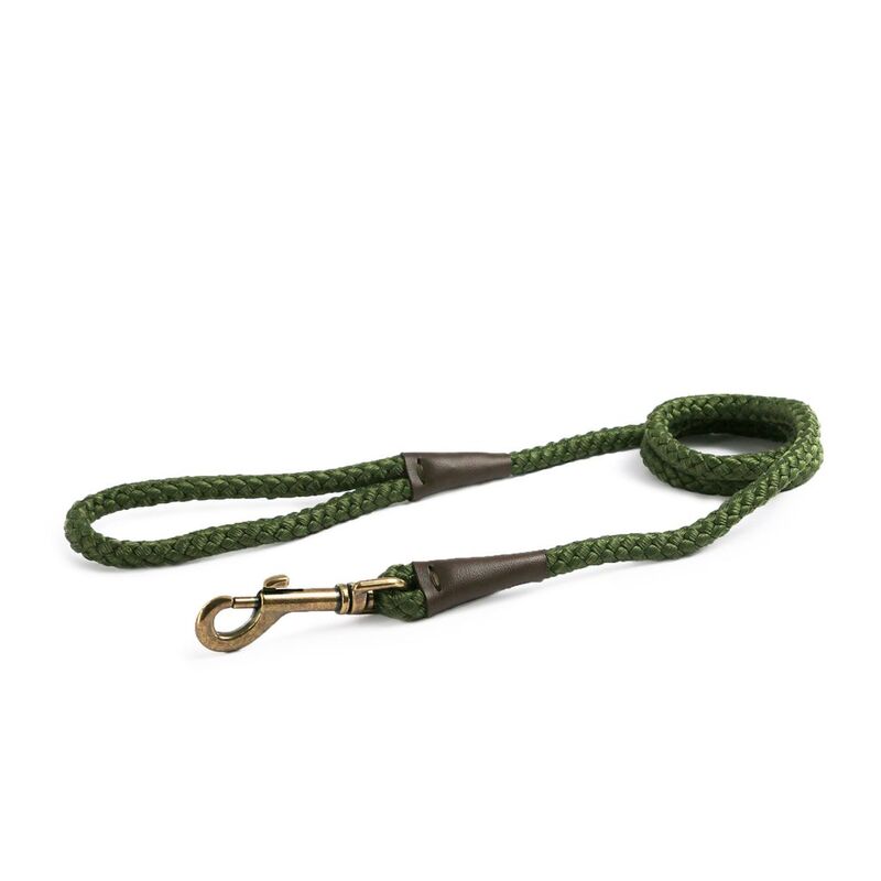 Ancol Heritage Rope Lead Grn 1.07mx10mm
