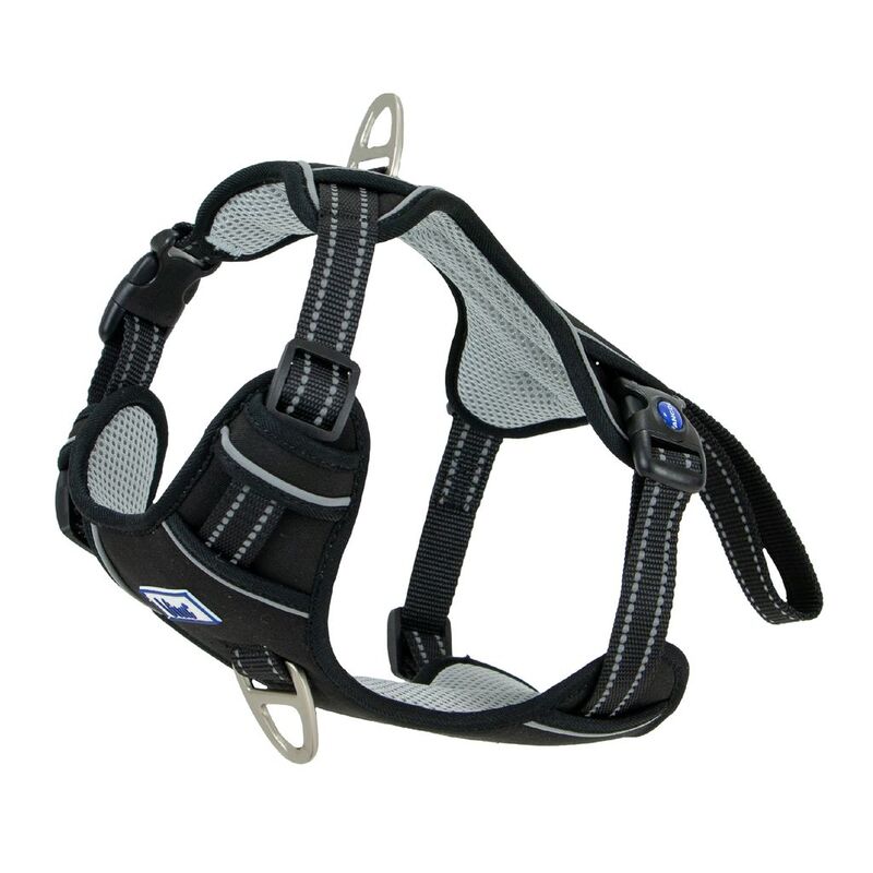 Ancol Viva Exc-Travel Harness Blk45-65cm