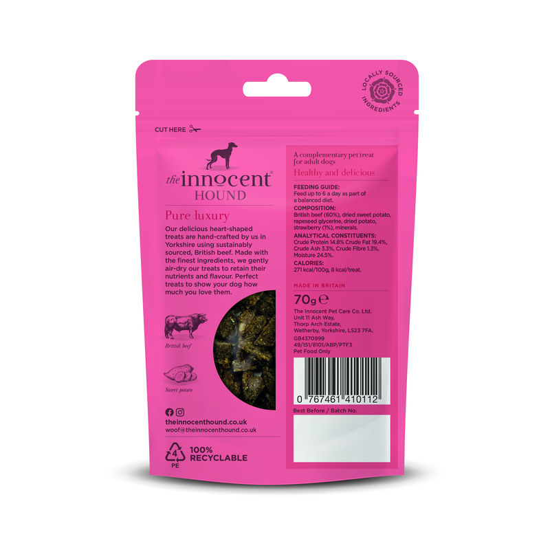 Innocent H Strawberry Crush Hearts 70 g